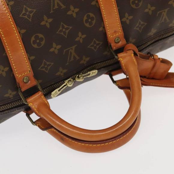 LOUIS VUITTON Monogram Keepall 60 Boston Bag M41422 LV Auth 98006 - Picture 7 of 16